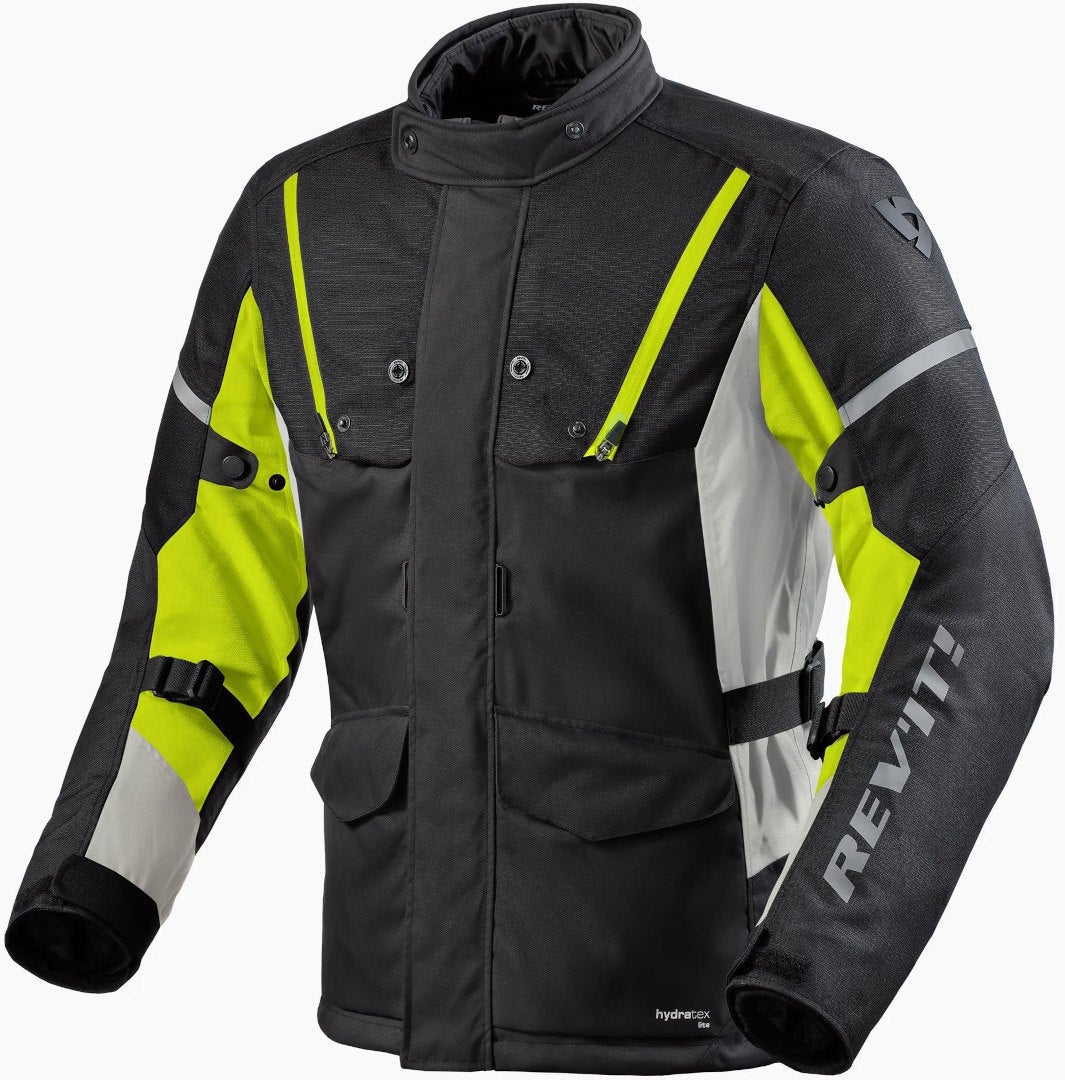 Revit Horizon 3 H2O Motorcycle Textile Jacket black/yellow L Figure 1