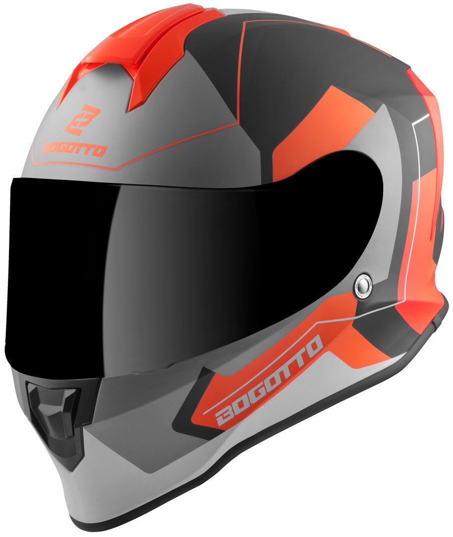 Bogotto V151 Sacro Casco nero opaco/arancione S Figura 1