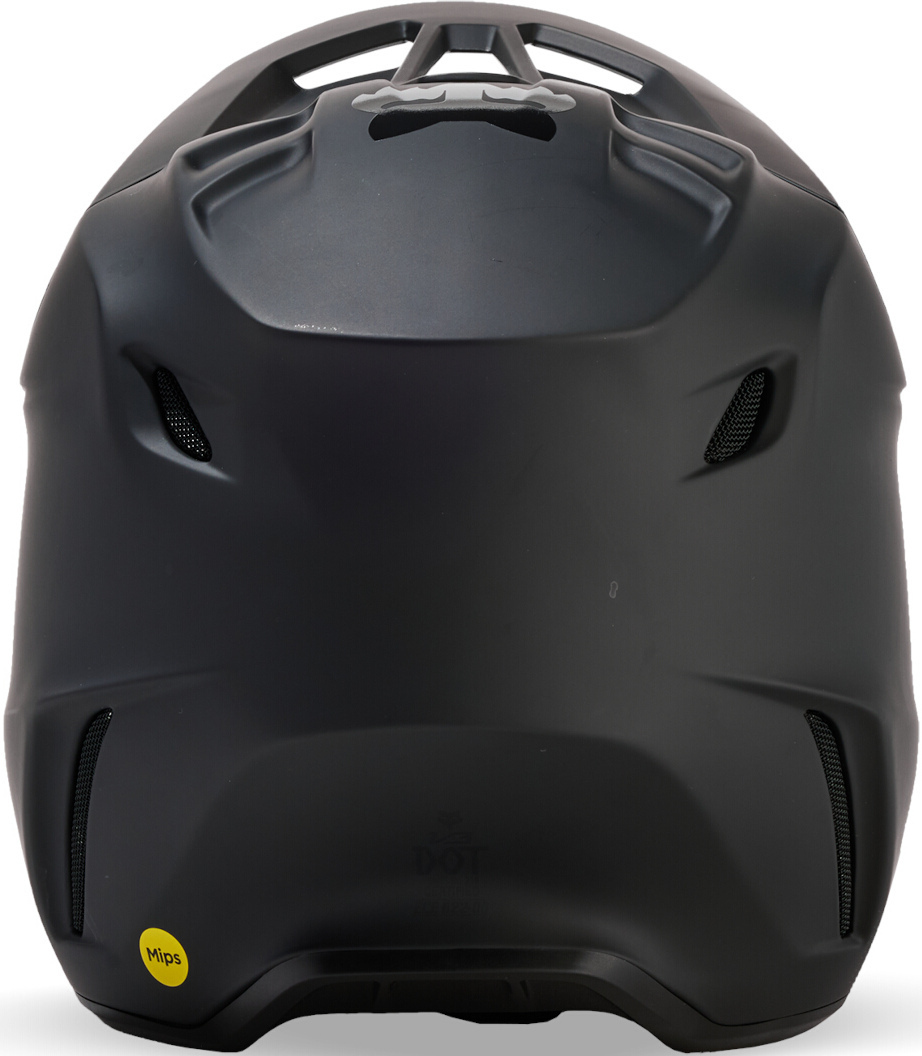 FOX V3 Solid Cască de motocross pentru tineret Black matt Y/L (52/53) Figura 6