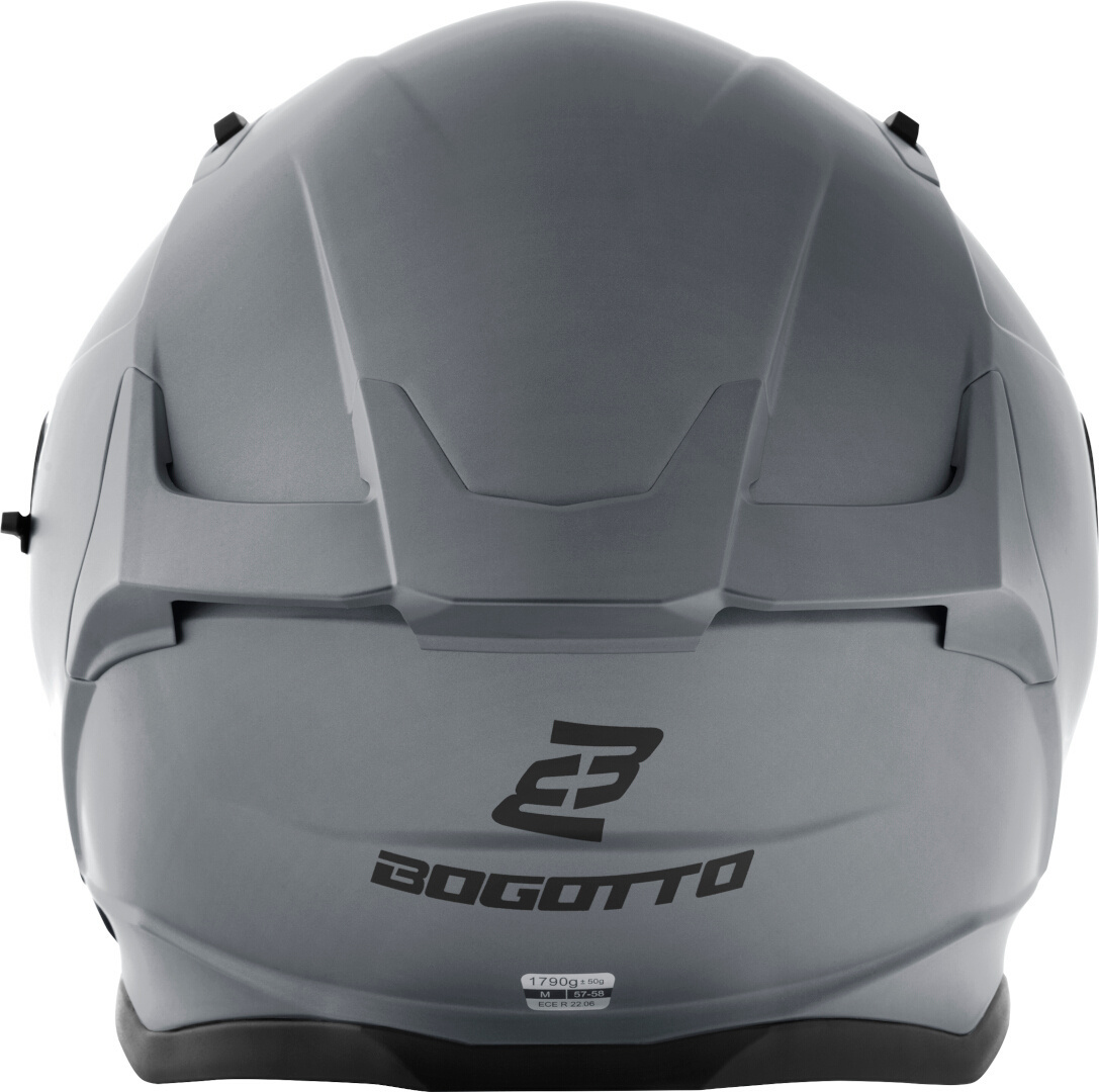 Bogotto H153 BT Bluetooth Helm hellgrau matt L Abbildung 6