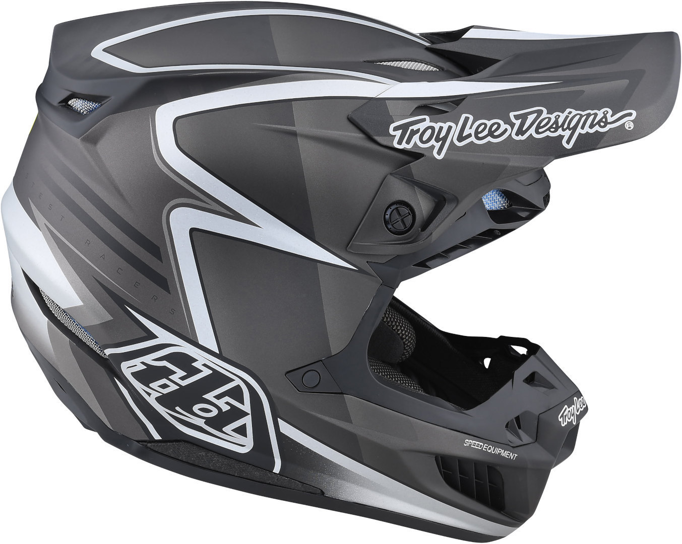 Troy Lee Designs SE5 MIPS Carbon Lines Motocross hjälm Black Matt XS (53/54) Figur 5