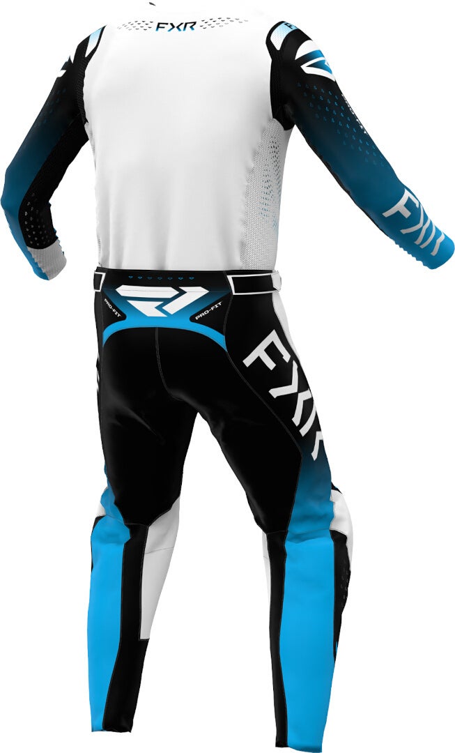 FXR Helium LE Motocross Jersey weiß/blau M Abbildung 4