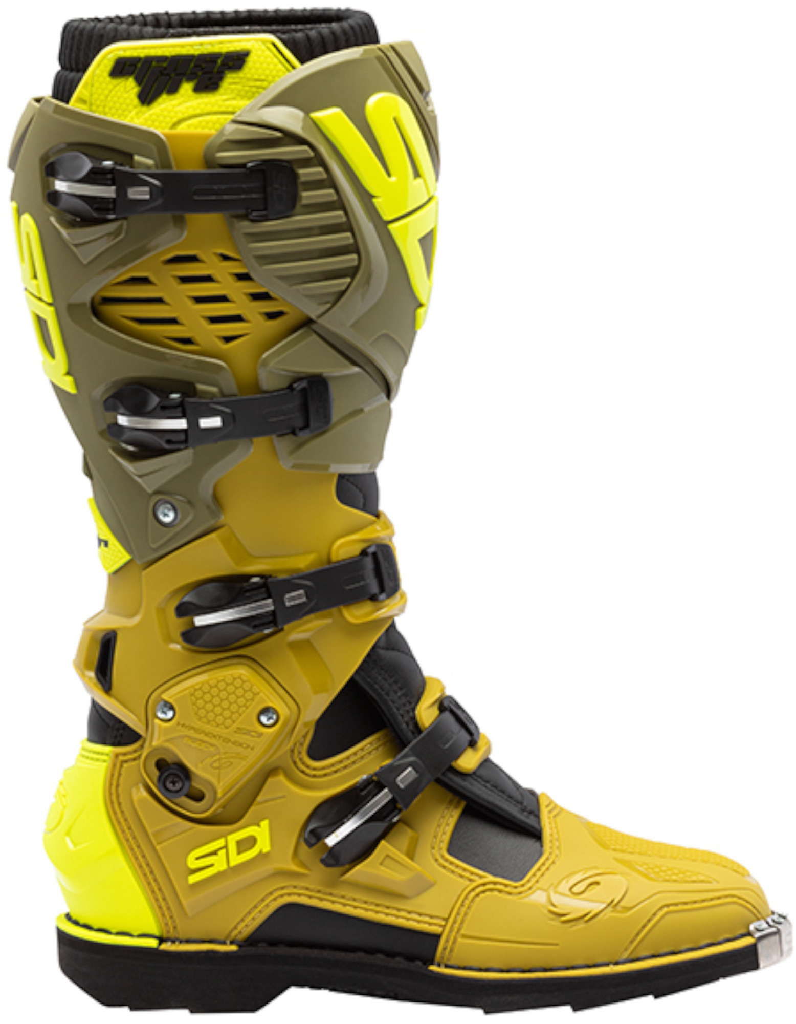 Sidi Crossfire 3 Bottes de motocross olive/jaune 45 Figure 2