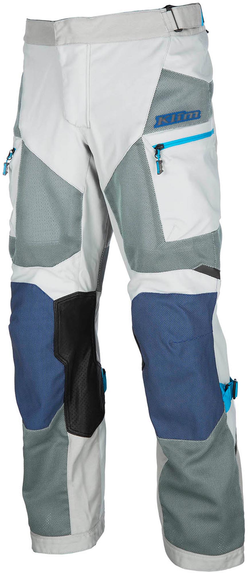 Klim Baja Mesh Motorcycle Textile Pants grey/blue Long 36 Figure 1