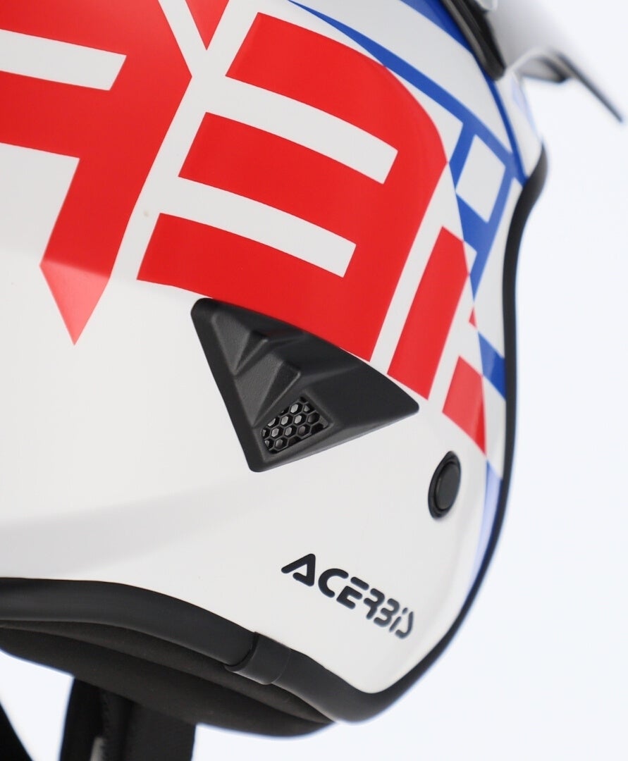 Acerbis Aria Sport Jet Helmet white/blue/red XXL (61) Figure 5