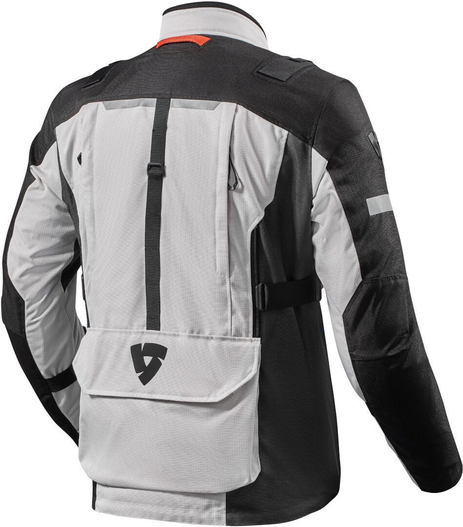Revit Sand 4 H2O Motorcycle Textile Jacket silver/black M Figure 2