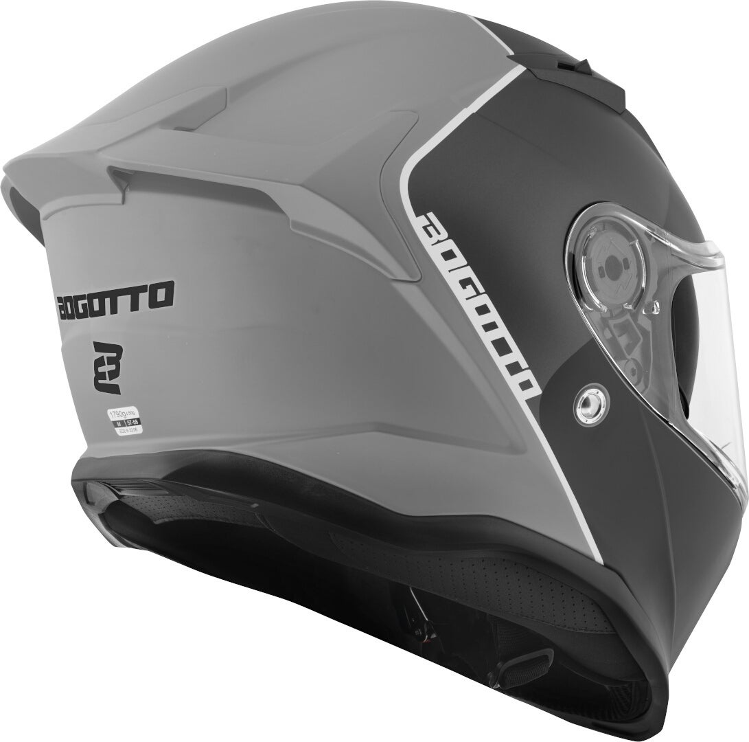 Bogotto H153 BT SPN Bluetooth Hjelm sort mat/grå L Figur 4