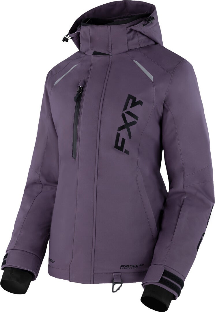 FXR Pulse Ladies Snowmobile Jacket purple/black 16 Figure 1