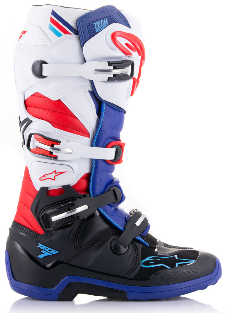 Alpinestars Tech 7 Motokrosové boty černý/bílý/modrý 7 (40,5) Obrázek 5
