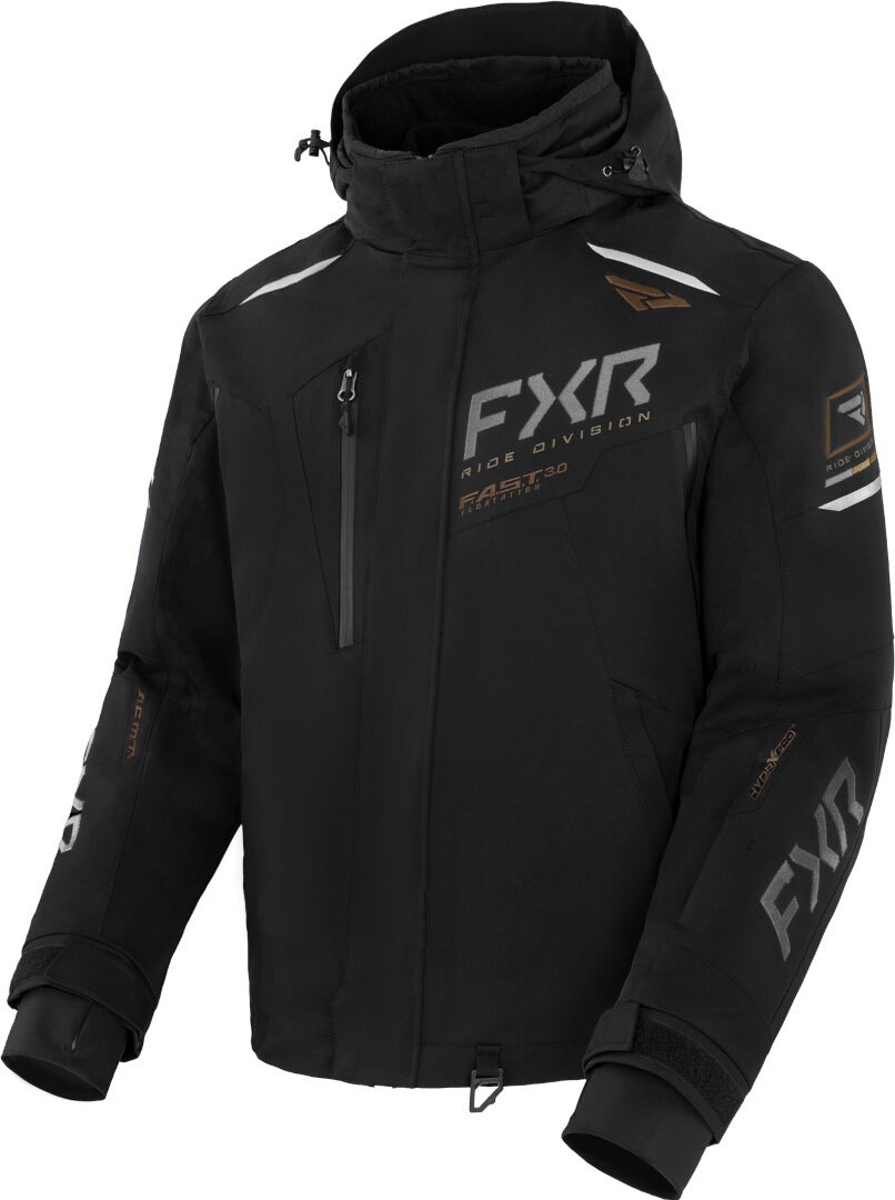 FXR Renegade FX 2-in-1 2023 Snowmobile Jacket black/bronze XXL Figure 1