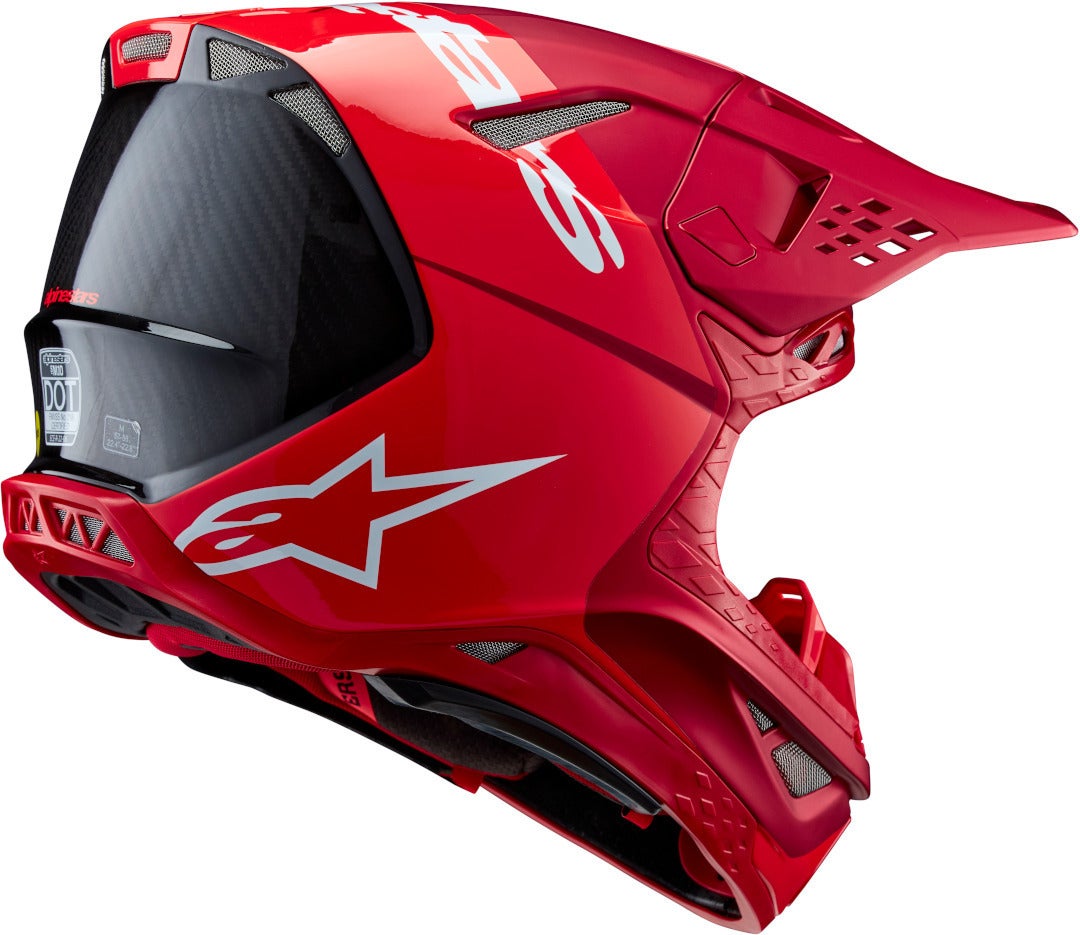 Alpinestars Supertech S-M10 Flood 2024 Motocross Helmet red M (57/58) Figure 7