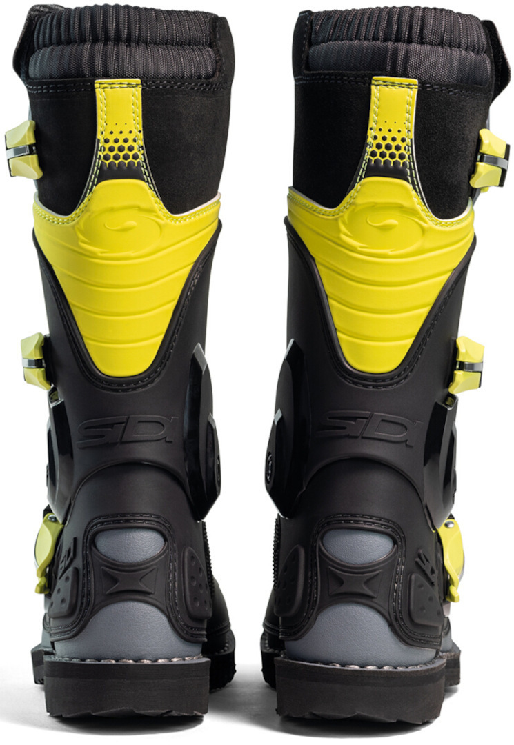Sidi Flame Børn Motocross Støvler sort/grå/gul 36 Figur 2