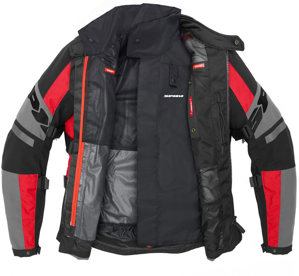 Spidi Rain Chest H2Out Rain Jacket deep black L Figure 3