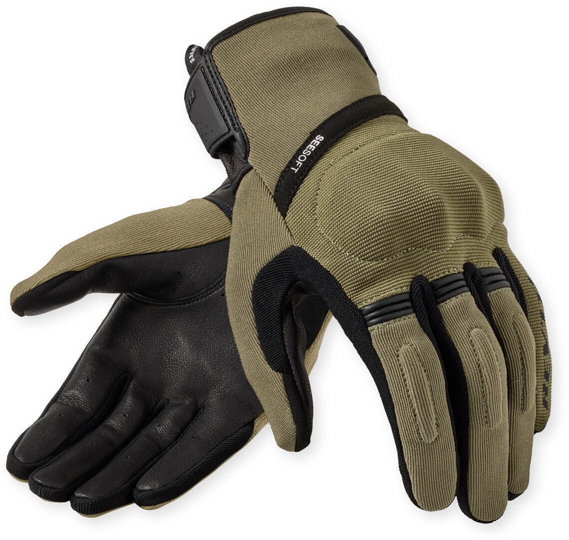 Revit Mosca 2 Motorcykel handsker Sort/oliven L Figur 1