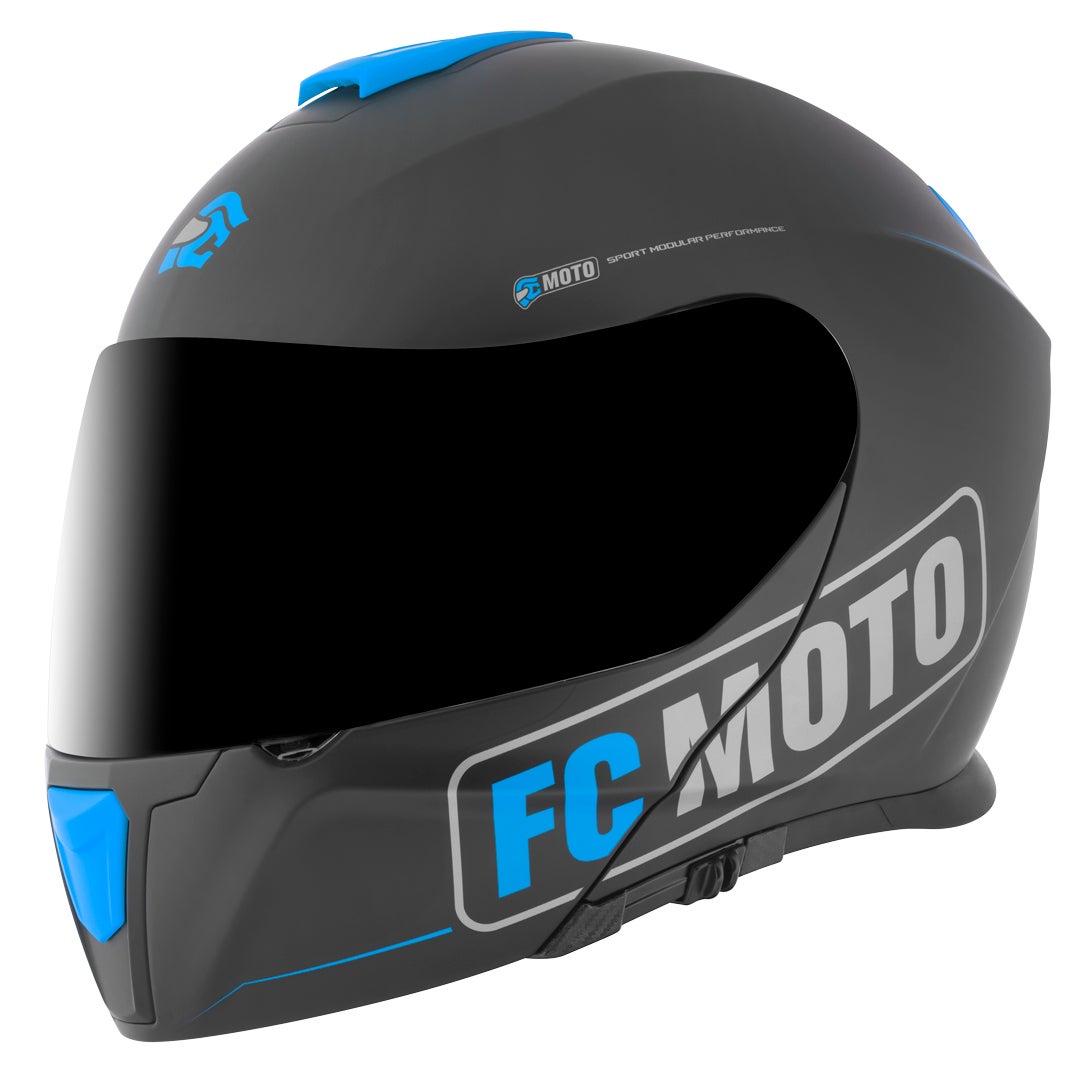 FC-Moto Novo Straight Přilba černá/modrá XL (61/62) Obrázek 2