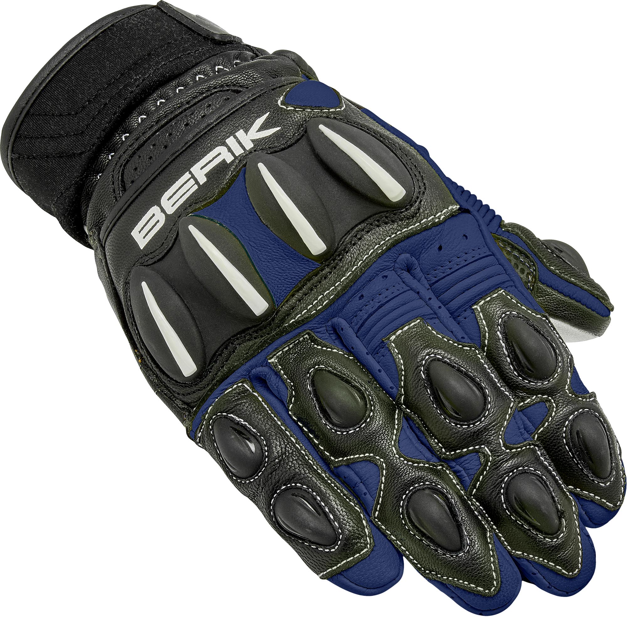 Berik Ariax Adventure Mănuși de motocicletă Negru/Albastru XL Figura 1