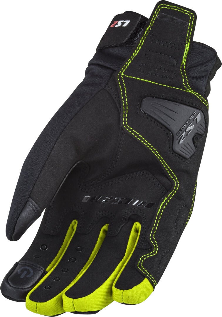 LS2 Jet II gants de moto imperméables noir/néon L Figure 2