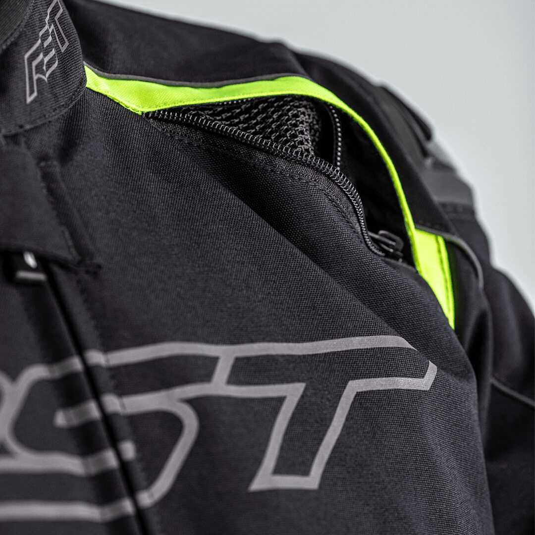 RST Sabre Airbag Motorrad Textiljacke schwarz/grau/neon XL Abbildung 5