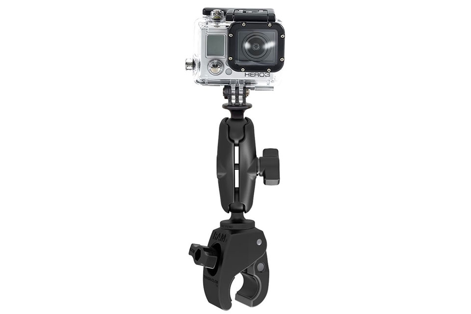 RAM Monta suporte de câmera GoPro Tough-Claw - com Tough-Claw (pequeno), B-ball (1 polegada) Artigo principal Figura 1