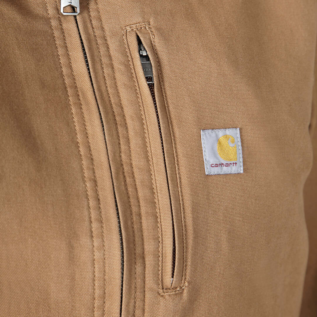 Carhartt Rugged Flex Relaxed Fit Canvas Detroit Giacca da donna marrone M Figura 5