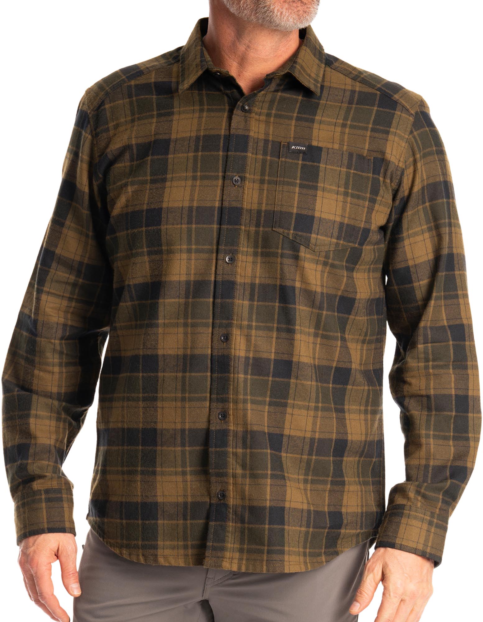 Klim Cottonwood Flanelasta srajca rjava M Slika 1