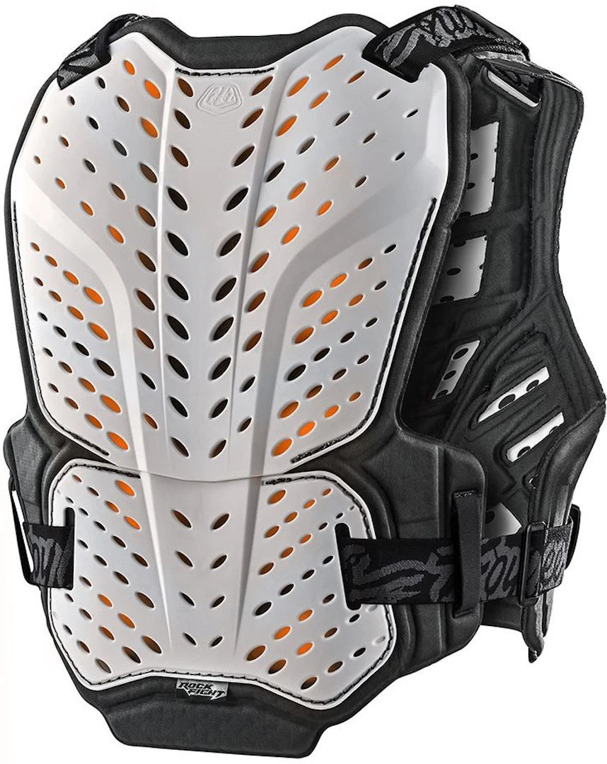 Troy Lee Designs RockFight D3O Vestă de protecție alb XS/S Figura 2
