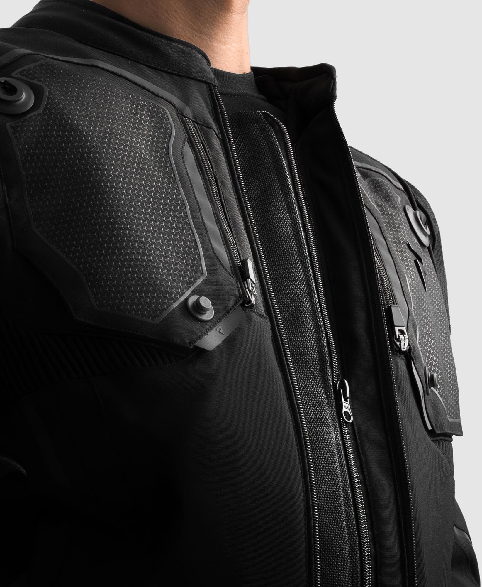 Rebelhorn Borg 2 waterproof Motorcycle Textile Jacket black L Figure 5