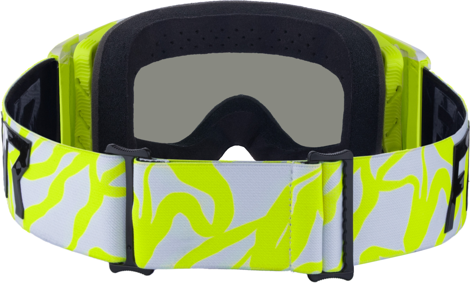 FXR Factory Ride Graphic Ochelari de motocross galben/alb Figura 4