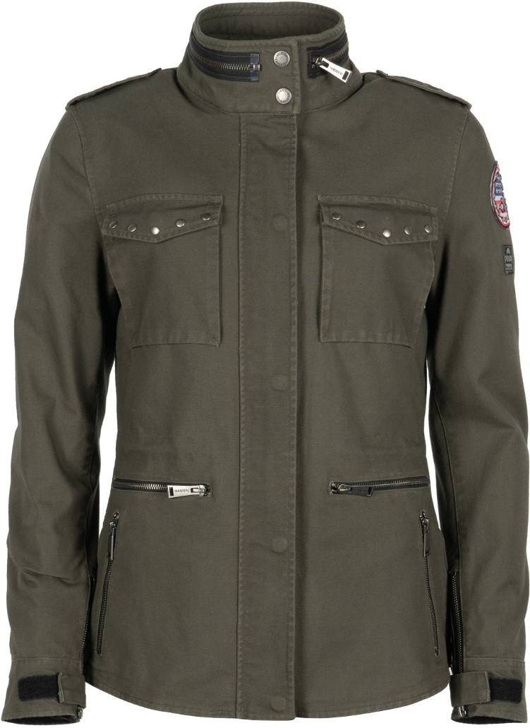Helstons Tara Veste textile de moto de dames Khaki sombre L Figure 1