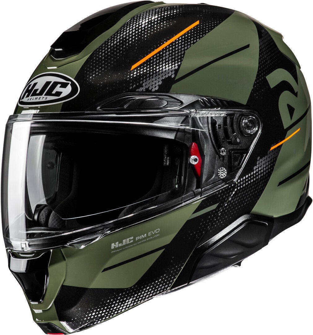 HJC RPHA 91 Blat Klapphelm schwarz/grün XL (60/61) Abbildung 1
