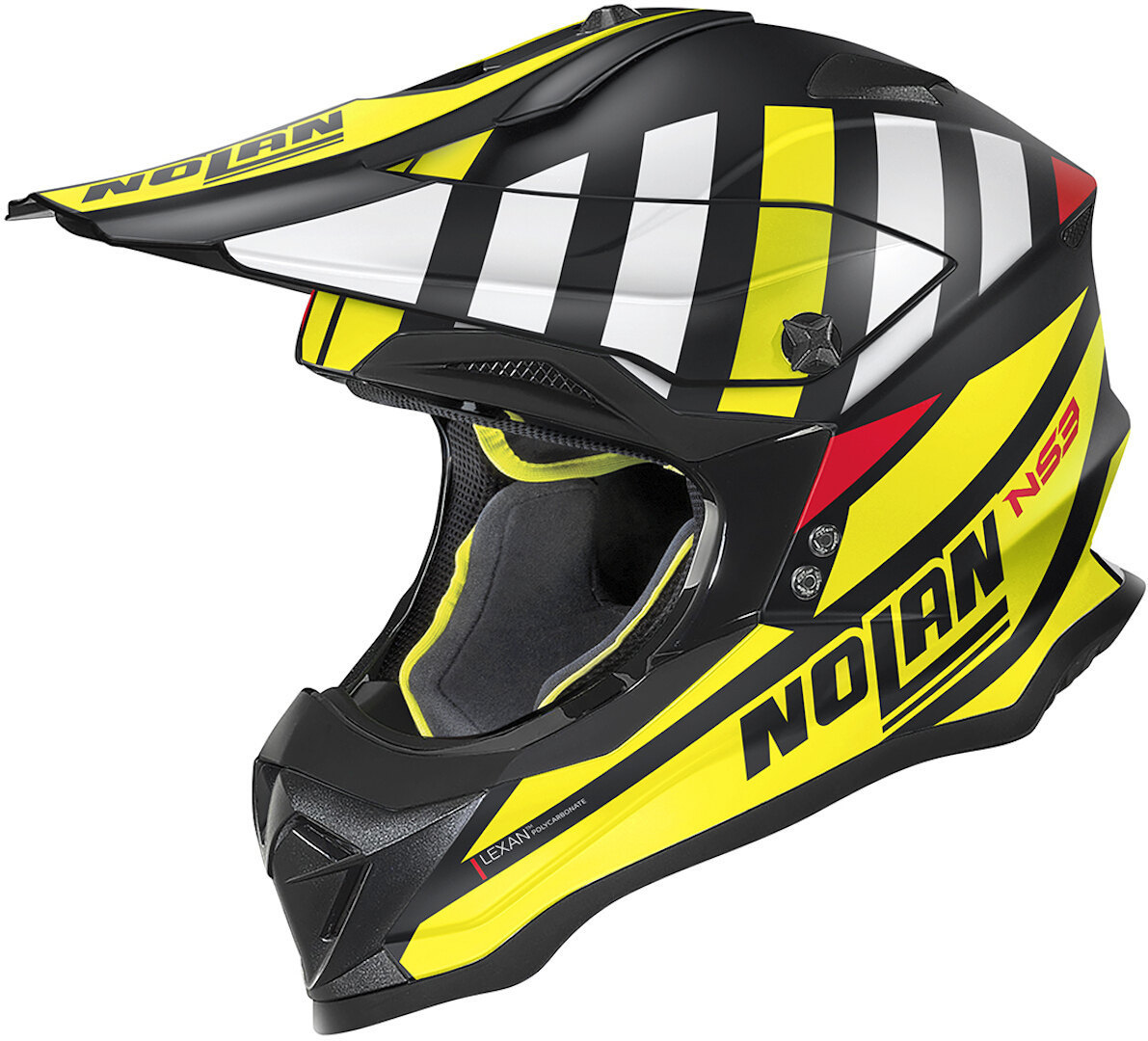 Nolan N53 Cliffjumper Cască de motocross Negru/Galben/Alb L (60) Figura 1