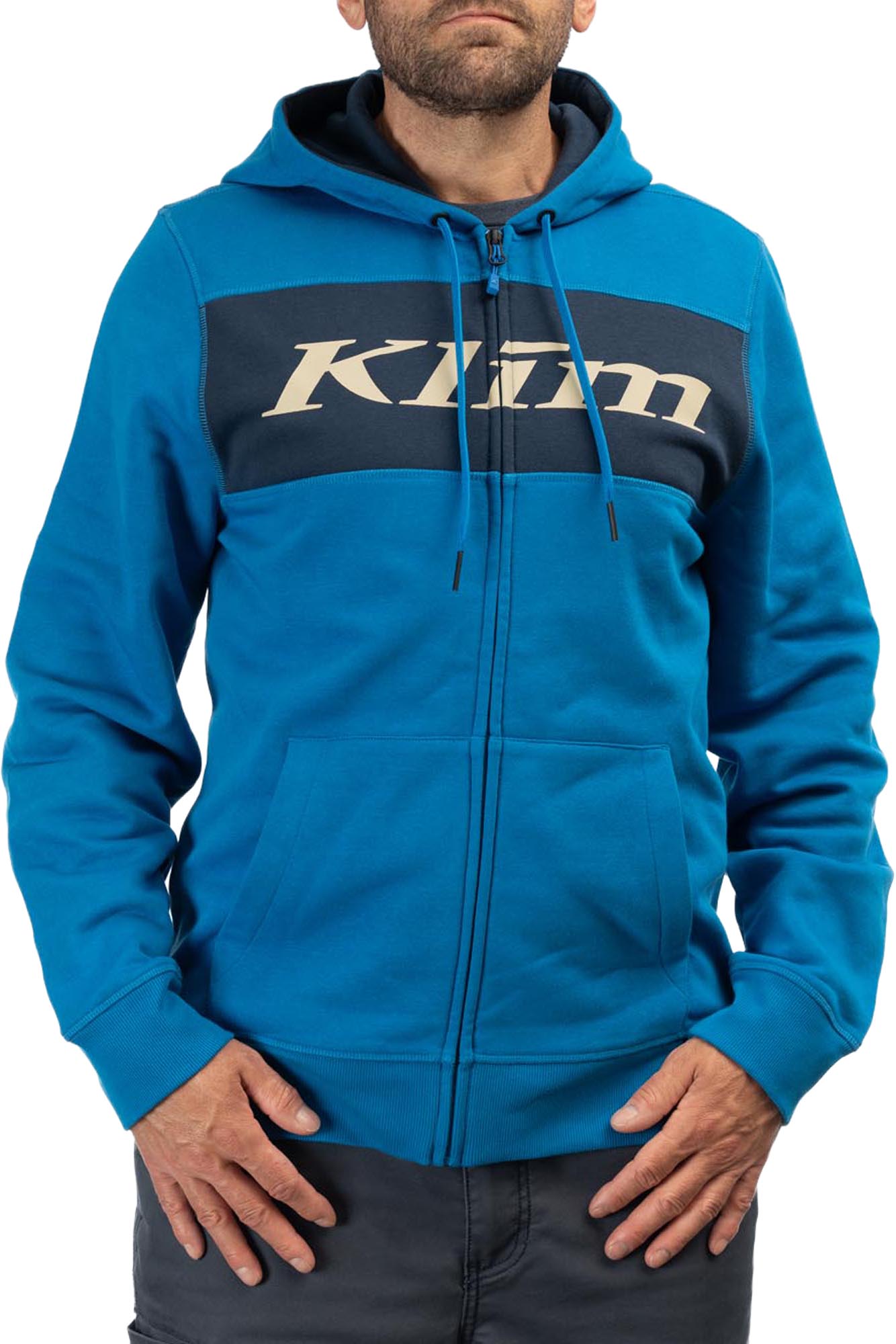 Klim Trailside Cappuccio con zip blu M Figura 1