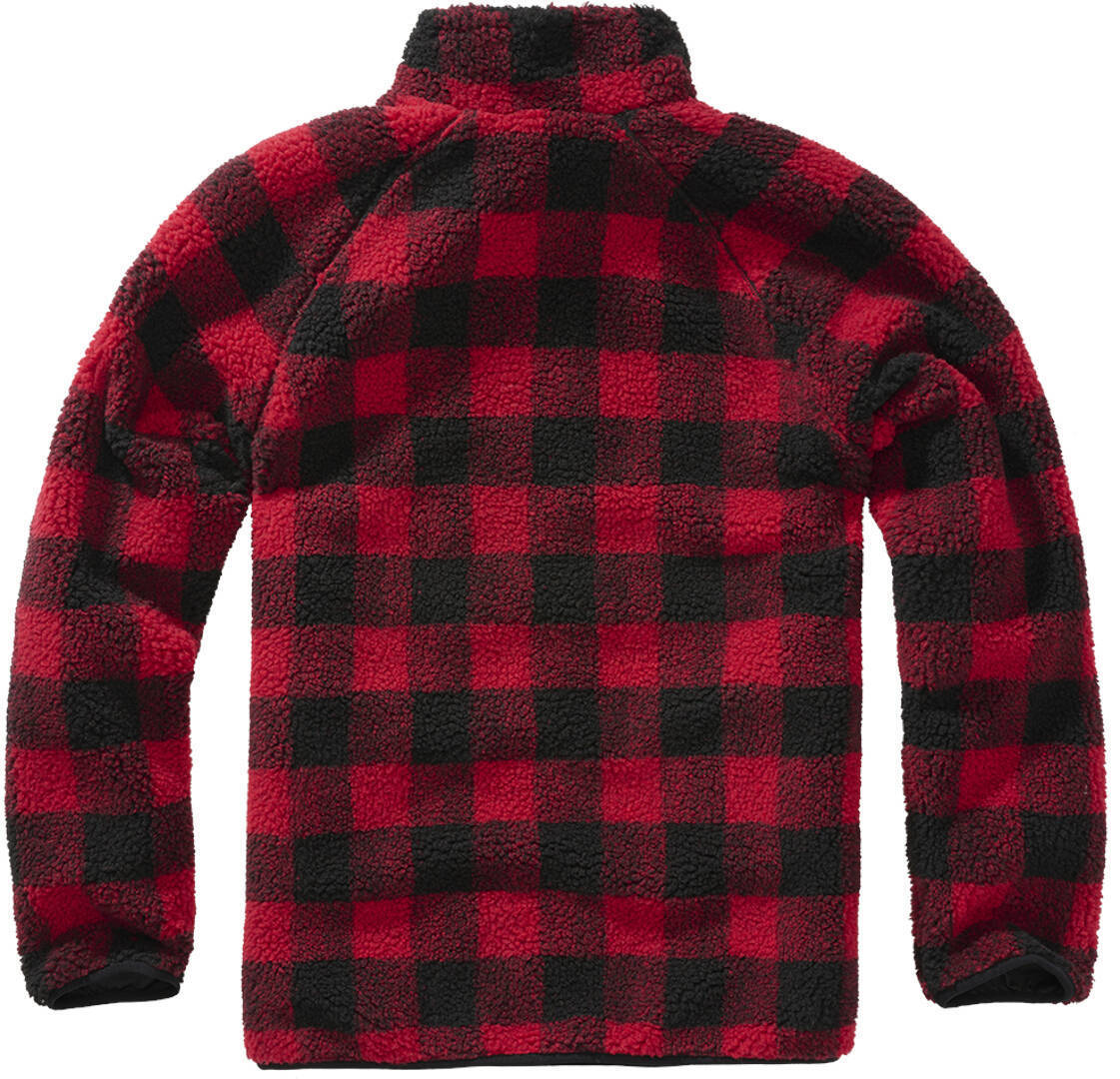 Brandit Teddyfleece Pullover black/red 5XL Figure 2