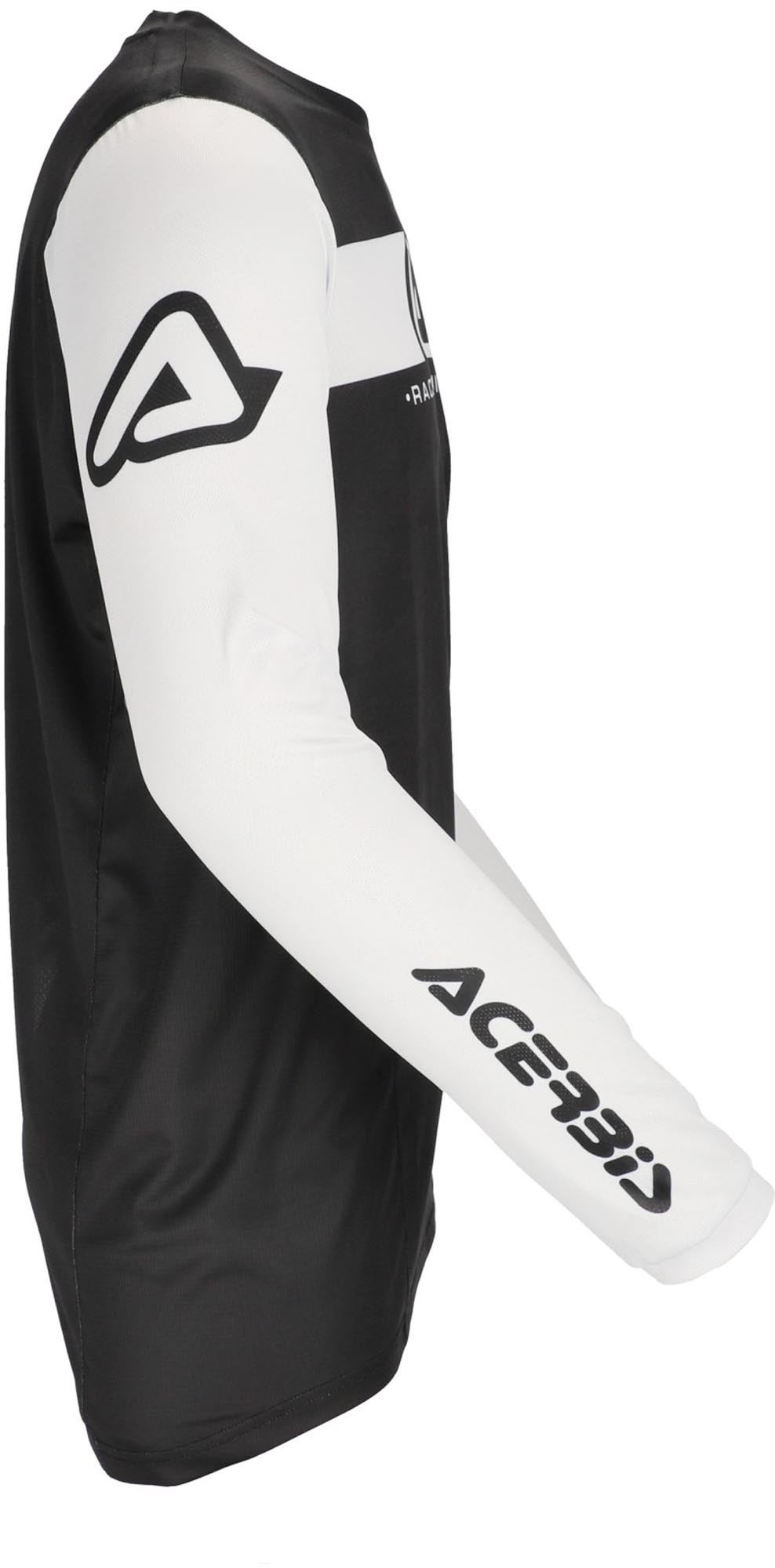 Acerbis MX J-Track Inc 2.0 Logo モトクロスジャージ 白人/黒人 XXL 図4