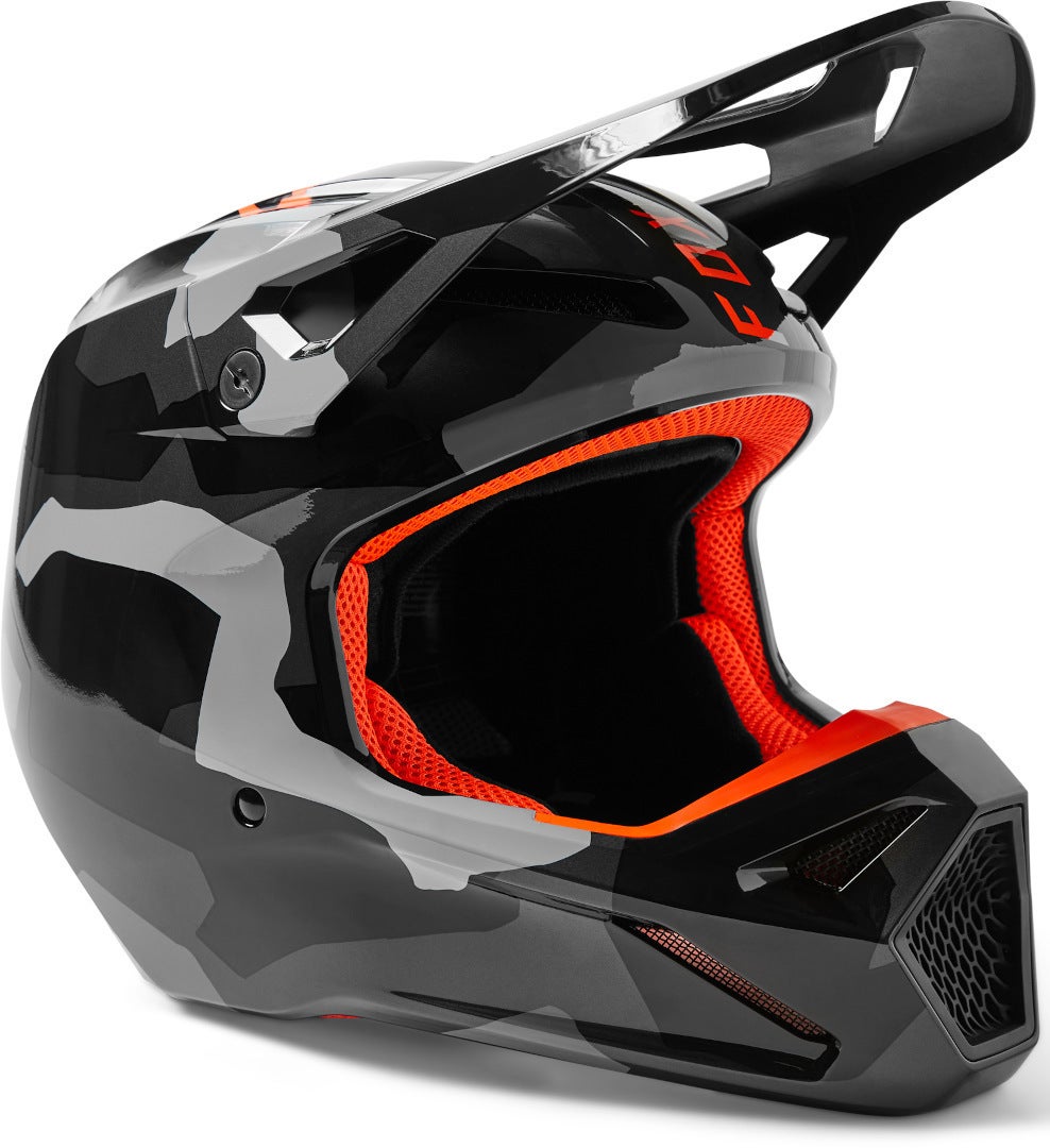FOX V1 BNKR Casco de motocross juvenil S (47/48) Figura 1