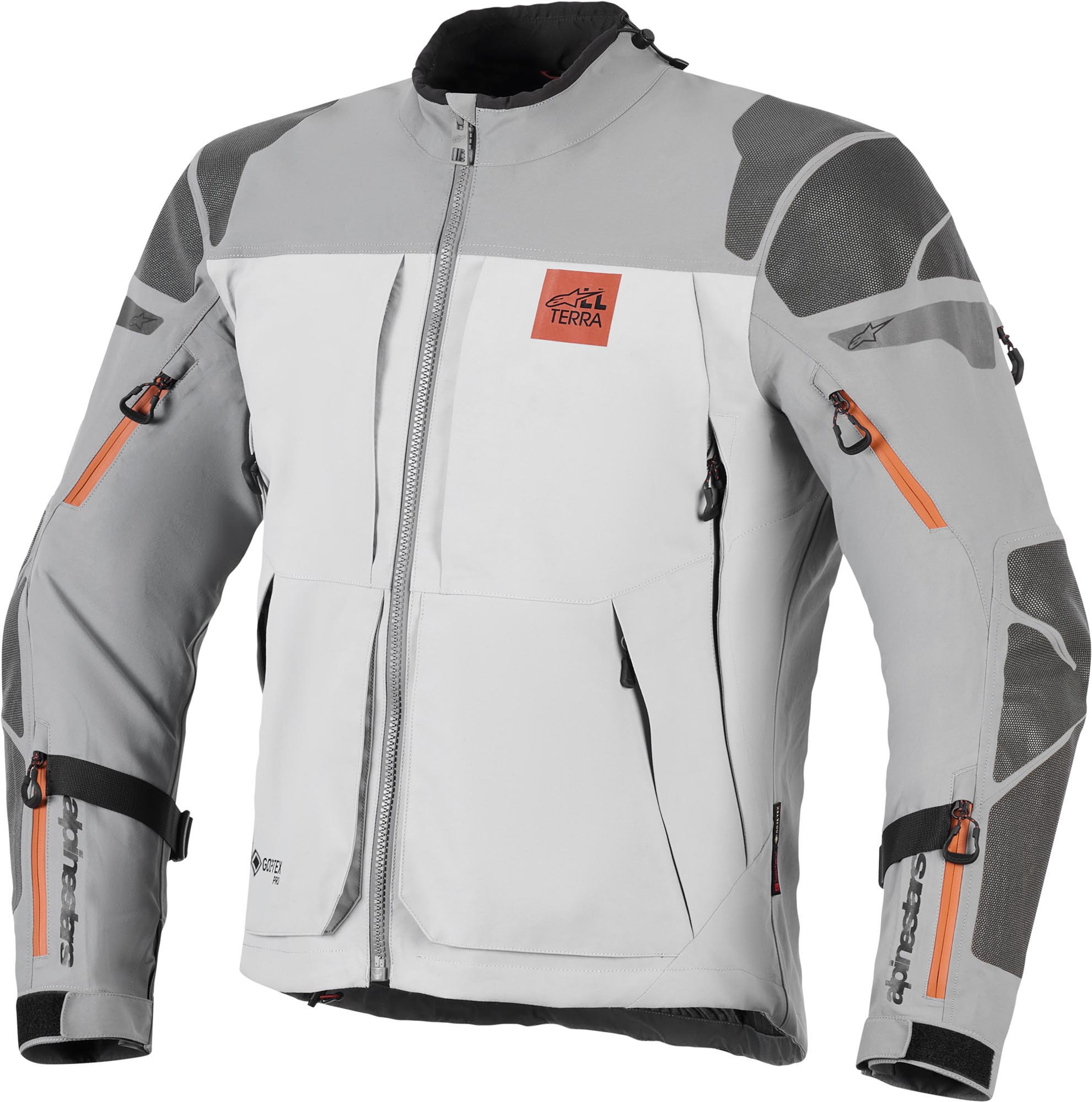 Alpinestars Nazca 3L Gore-Tex Pro waterproof Motorcycle Textile Jacket grey/black 4XL Figure 1