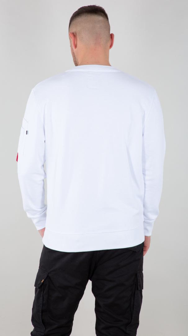 Alpha Industries Alpha Embroidery Pullover Wit L Figuur 2