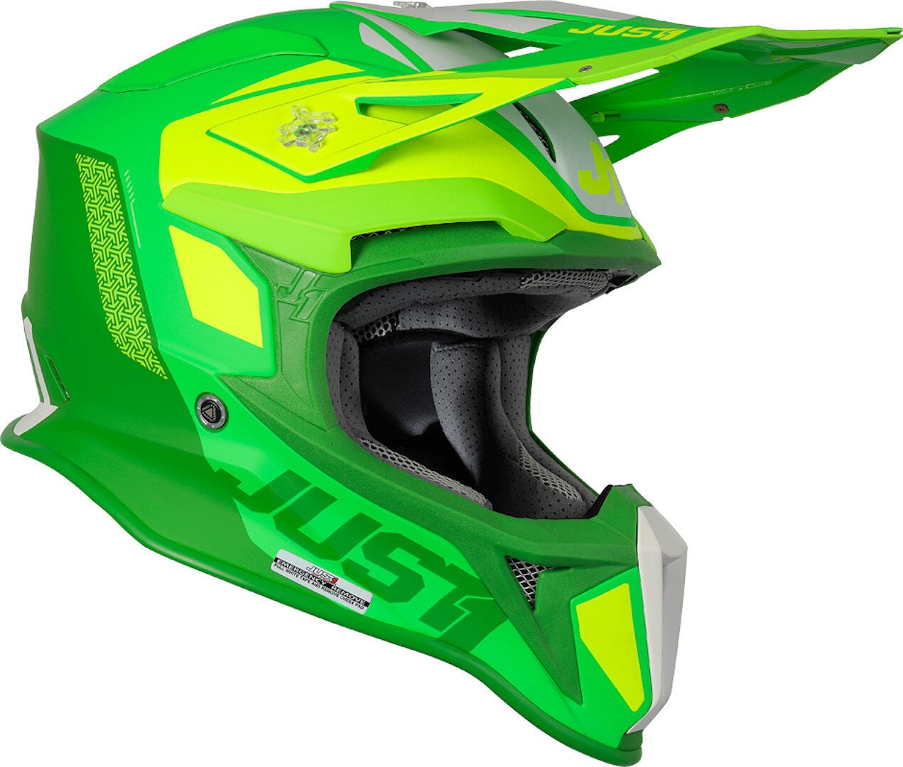 Just1 J18 Pulsar Casque Motocross Vert L (59/60) Figure 3