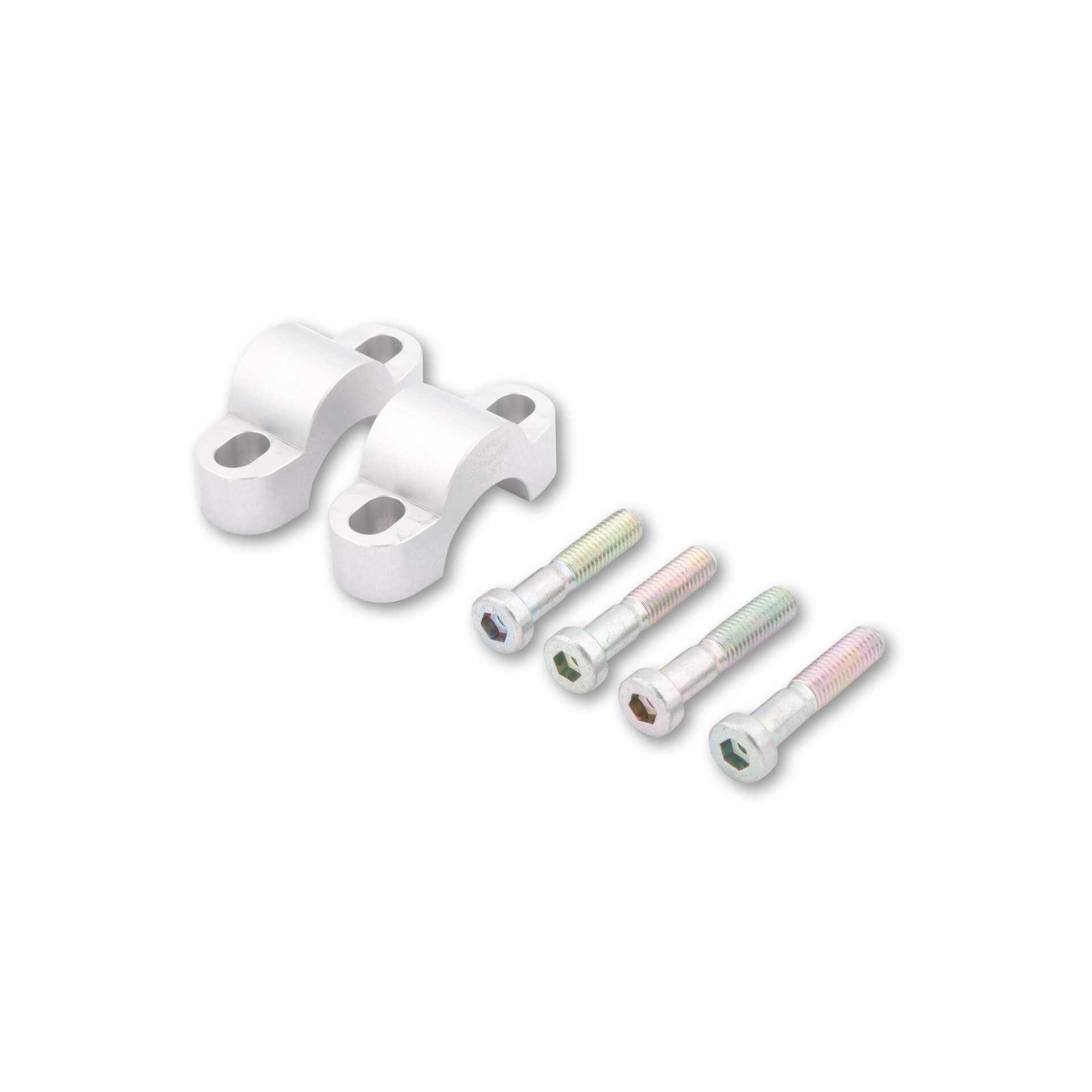 HIGHSIDER pro Lenkererhöhung 15mm, silber für Ø28,6mm Lenker Figur 1