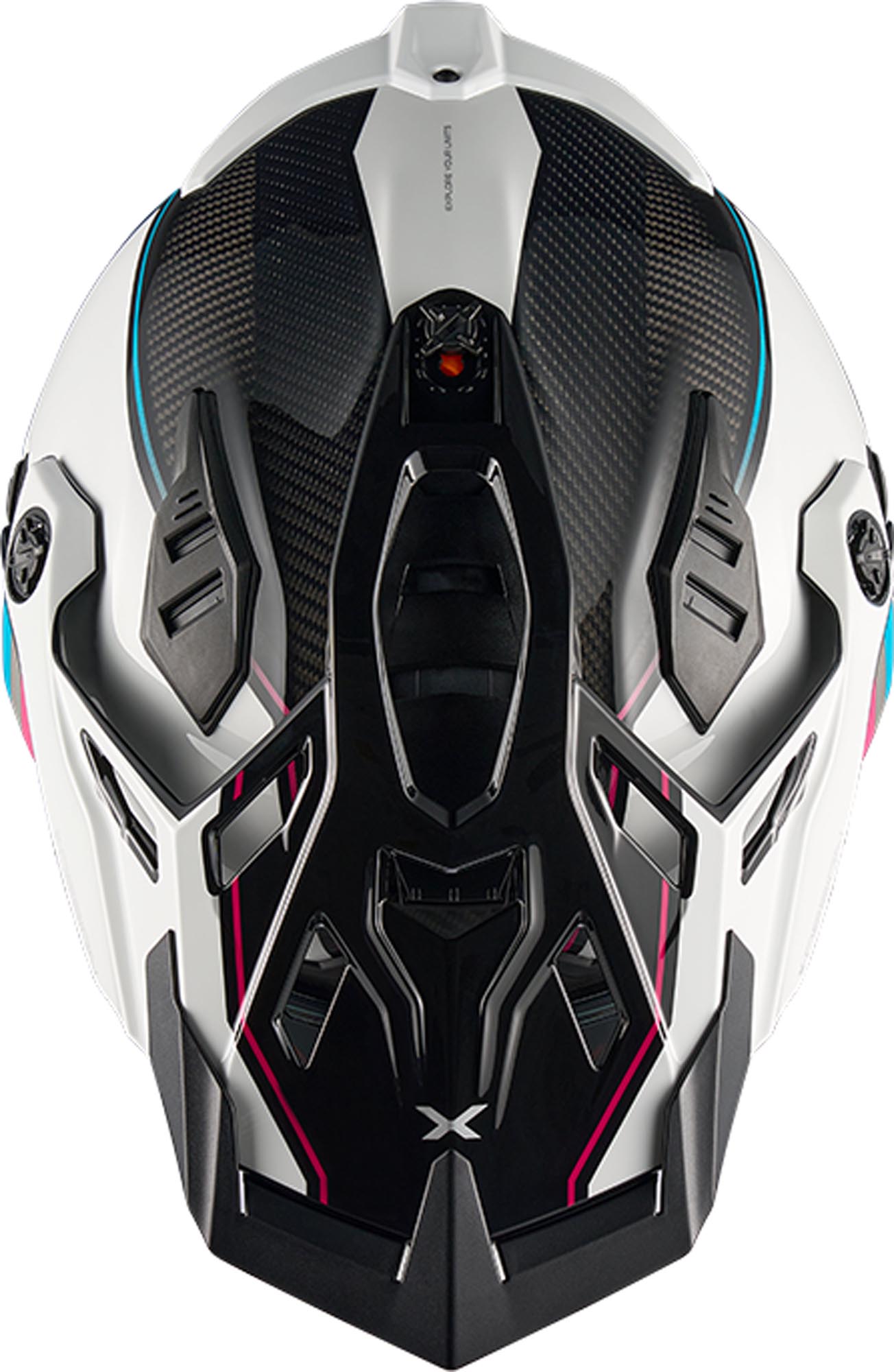 Nexx X.Rally Raid Carbon Cască Enduro Alb/roz/albastru S (55/56) Figura 6