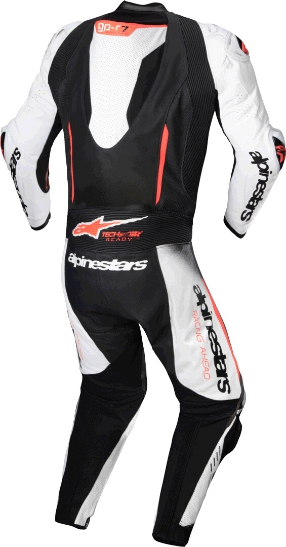 Alpinestars GP-R7 1-Piece Motorcycle Leather Suit white/black/red 62 Figure 2