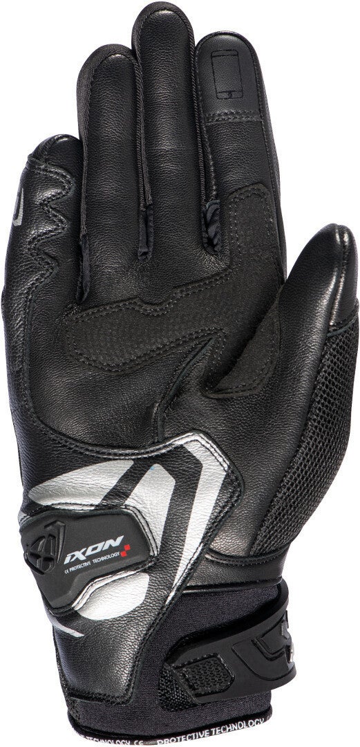 Ixon Rs Rise Air Kvinders handsker Sort/sølv M Figur 2