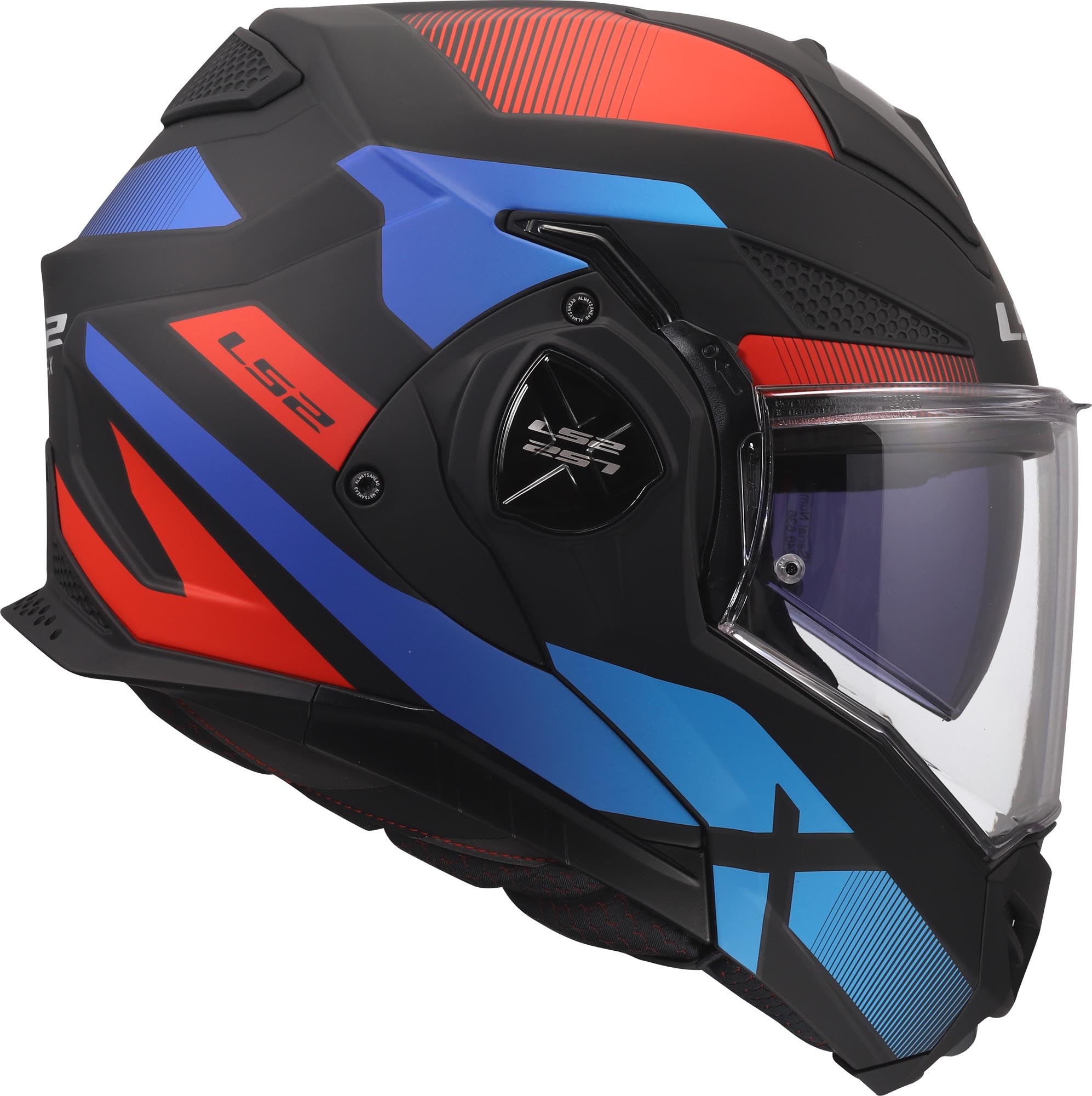 LS2 FF901 Advant X Nova Klapphelm schwarz/rot/blau M (57/58) Abbildung 6