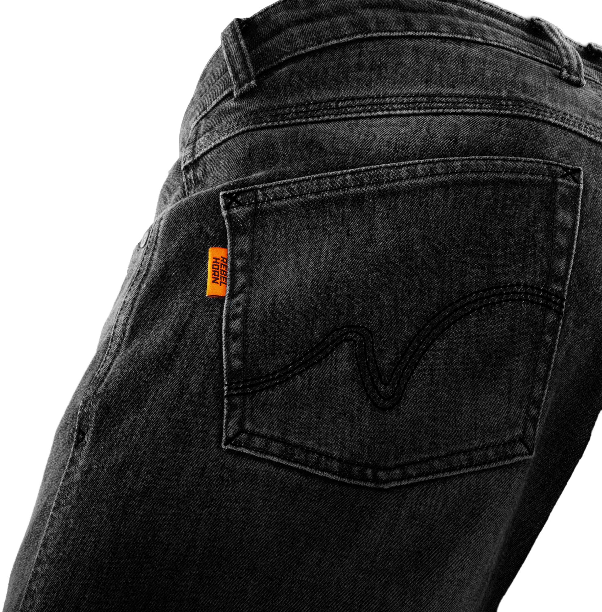 Rebelhorn Bronco Motorcycle Jeans black washed out 32/34 Figure 3