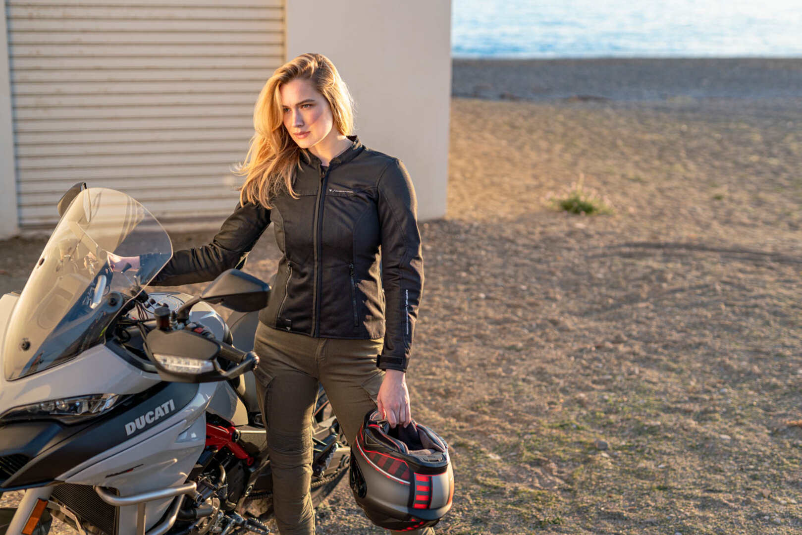 SHIMA Openair Veste textile de moto pour dames noir L Figure 4