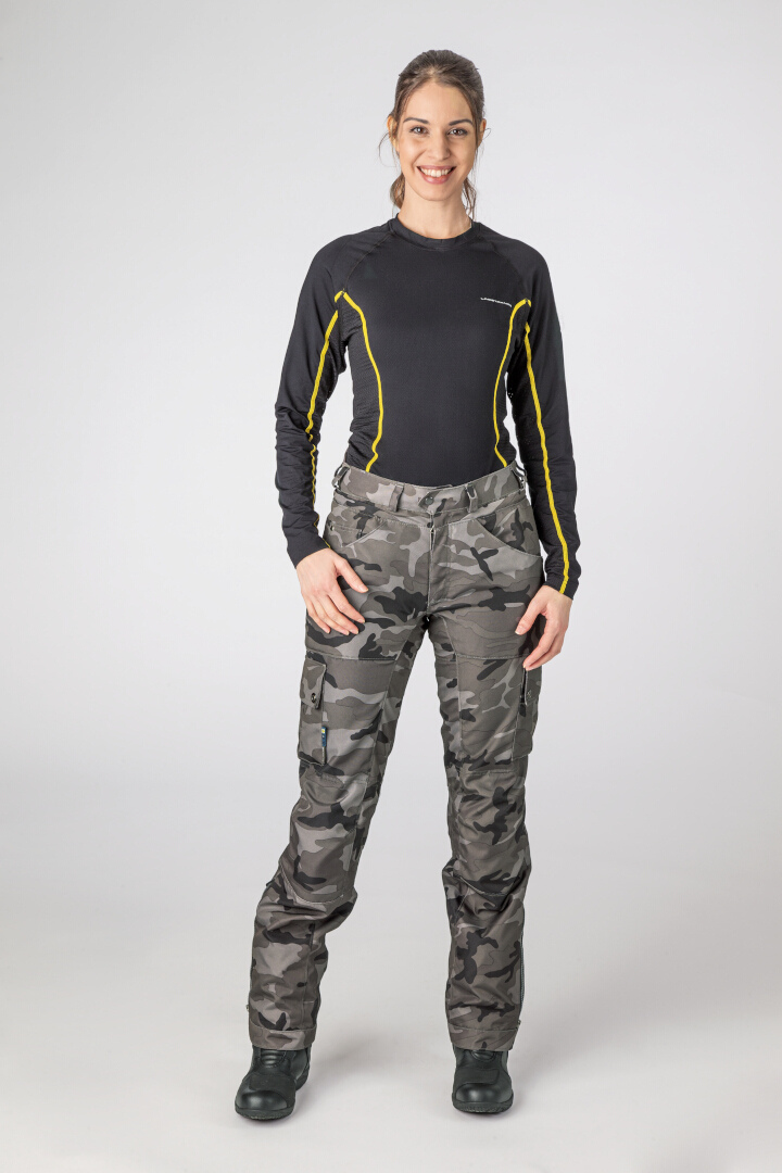 Lindstrands Zion Camo pantaloni textile impermeabili pentru motociclete 44 L32 Figura 3