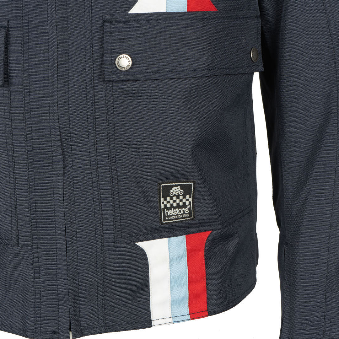 Helstons Hamilton Veste textile moto bleu M Figure 5