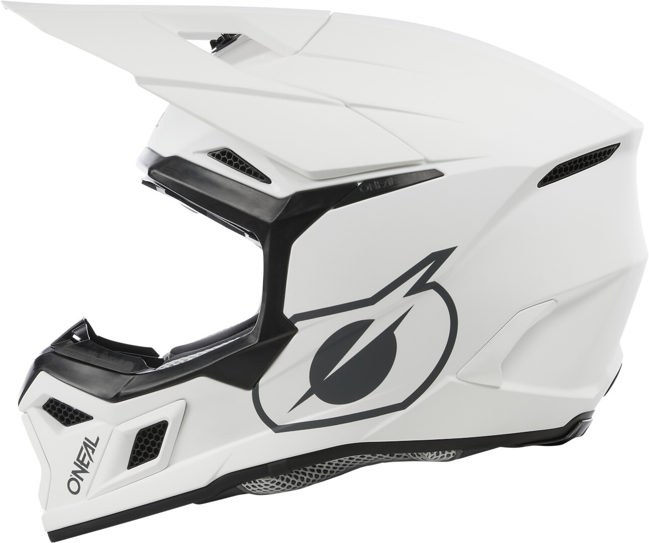 Oneal 3SRS Solid Casco Motocross bianco opaco XL (61/62) Figura 3