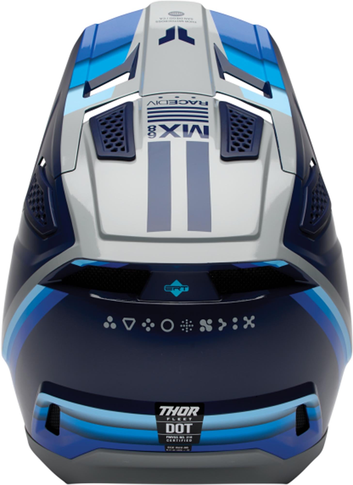 Thor Fleet Defy Motocross Helmet blue/grey XXL (63/64) Figure 3