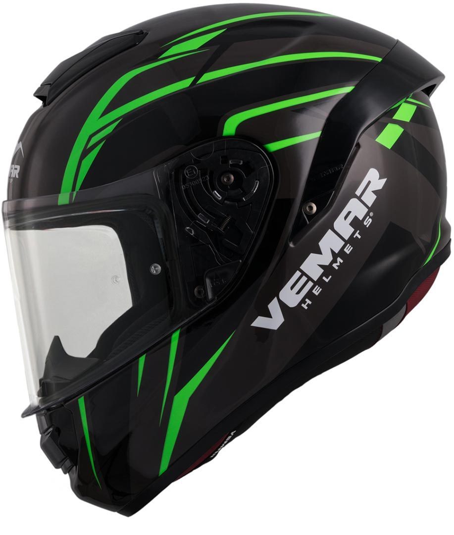 Vemar Hurricane Spark capacete preto/verde M (57/58) Figura 1
